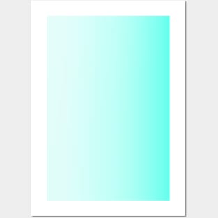 Mint Gradient Posters and Art